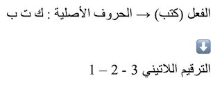 شكل (1) : العلاقة بين الفعل والرمز الرقمي