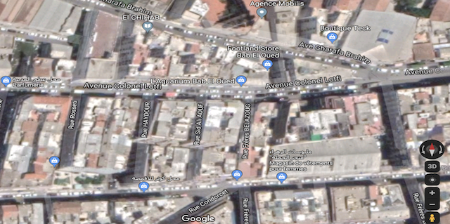 Carte 3. Odonymes des rues de Bab El Oued