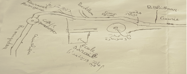 Figure 1. Extrait illustrant la technique du dessin à main levée