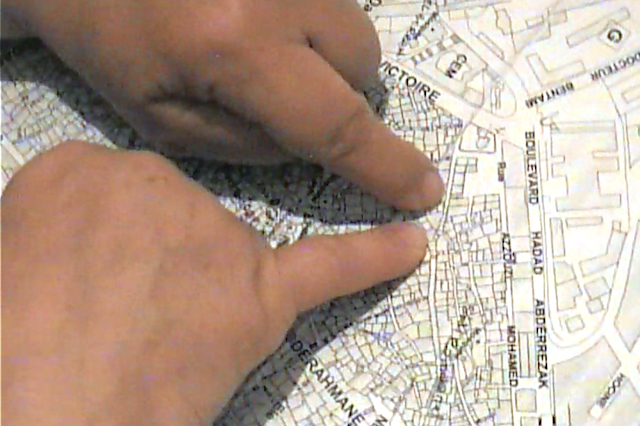 Figure 2. Images illustrant la technique du « Récit de vie sur carte géographique »