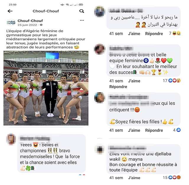 Figure 3. Chouf-Chouf, publication et commentaires