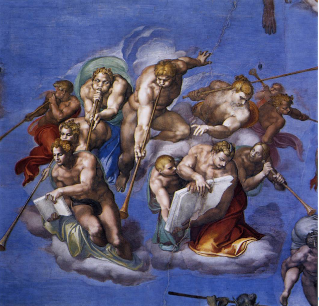 AFFRESCO, 6. Michelangelo Buonarroti, La Cappella Sistina. ‘soggetto religioso : il giorno del giudizio’, Roma città del Vaticano.