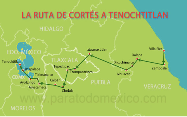 N° 2 : La Ruta de Cortés de Veracruz a Tenochtitlan : https://colibris.link/z0Cqg 