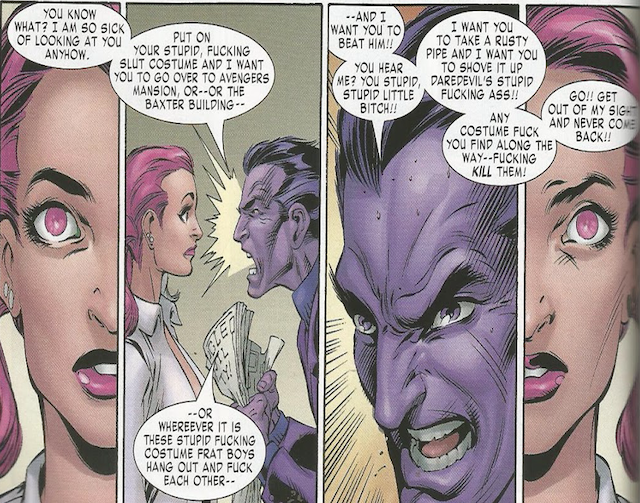 Fig. Brian Michael Bendis, Alias vol. 4, p13, 2004.