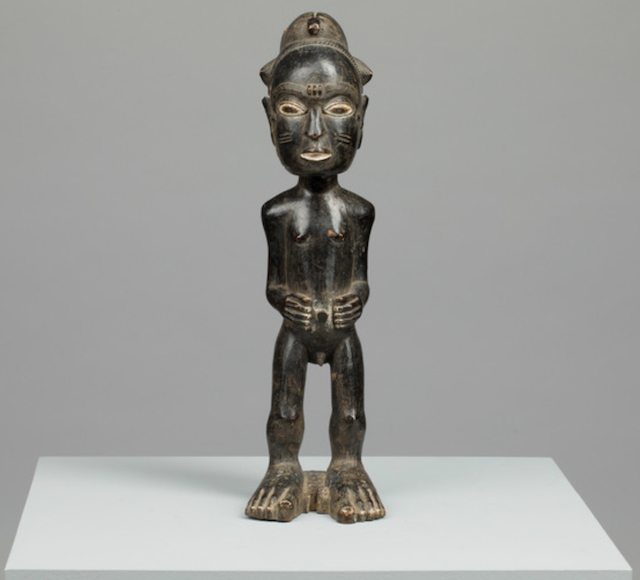 blolo bla asye usu Baule people, Côte d’Ivoire, Wood; 33 x 9.5 cm, 20th century