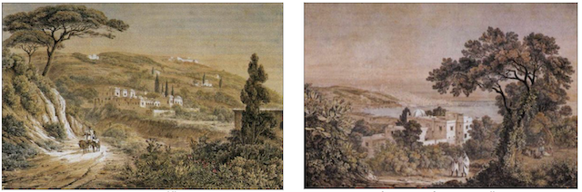 Figure 1 : Les djenanes dans les vastes et verdoyants des Fohos d’Alger
