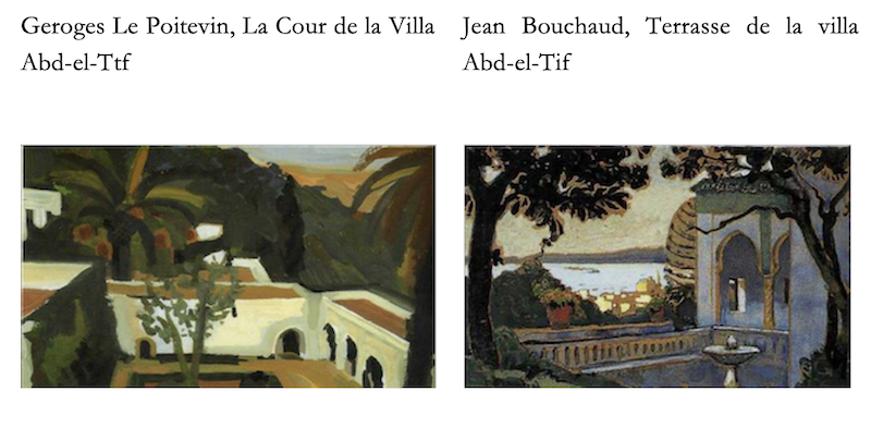 Figure 5 : Le djenane Abd-el-Tif selon les œuvres des Abd-el-Tif